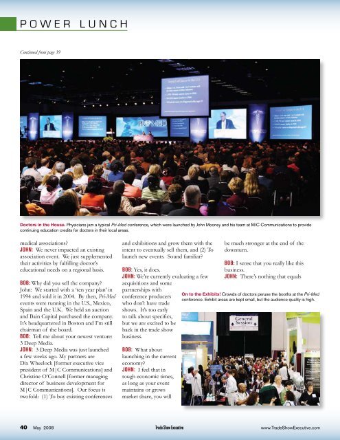 the May 2008 Issue in PDF Format - Trade Show Executive