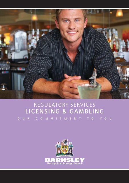 LICENSING & GAMBLING - Barnsley Council Online