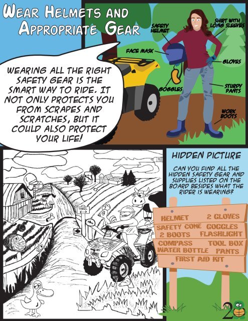 Wisconsin DNR ATV Safety Activity Book [PDF] - Wisconsin ...