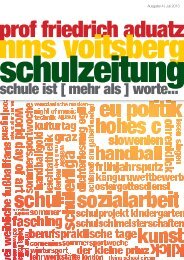 Schulzeitung - nms Voitsberg - Ausgabe 4