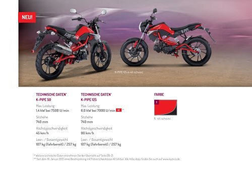 BIKES 50-125 - Kymco