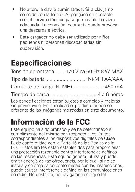 Cargador de baterÃ­as de 4 compartimentos, carga en ... - Radio Shack