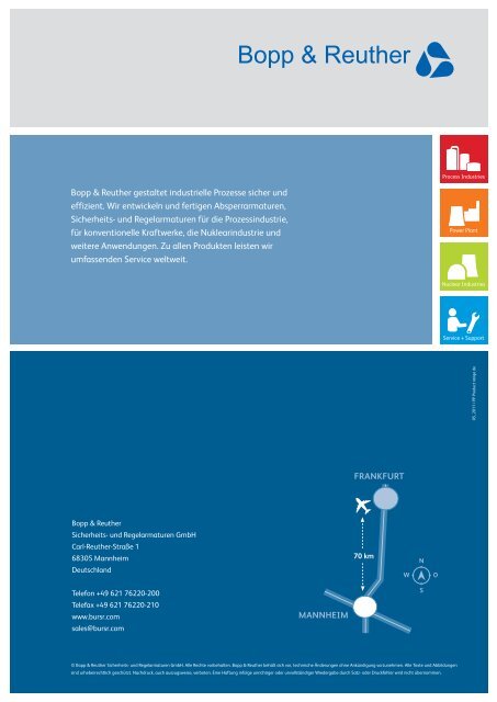 ASME I Sicherheitsventil (federbelastet) - Bopp & Reuther ...