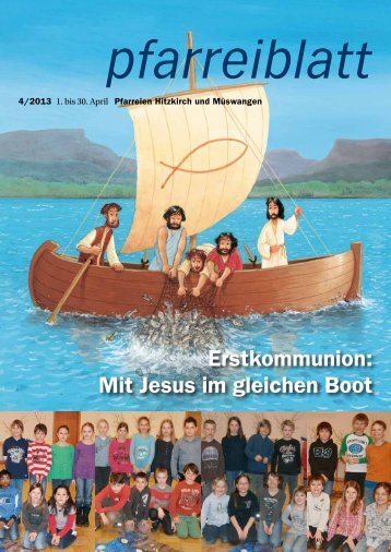 Erstkommunion: Mit Jesus im gleichen Boot - Pfarrei Hitzkirch