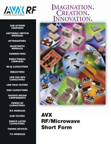 RF Microwave Short Form - AVX