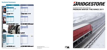 Truck and Bus Winter Tyre Range Brochure - Bridgestone EUROPE