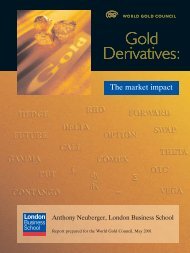 Gold Derivatives: Gold Derivatives: - World Gold Council