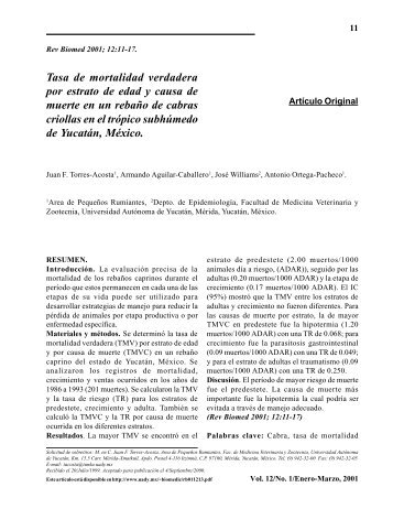 Tasa de mortalidad verdadera por estrato de edad y causa de ...