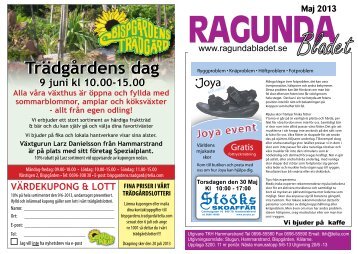 Ragundabladet Maj 2013 - Ragundabladet.se