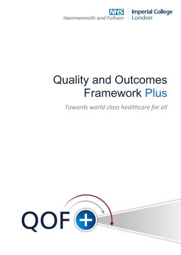 QOF Plus Year 1 - Detailed Summary - Imperial College London