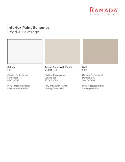 Interior Paint Schemes Fo