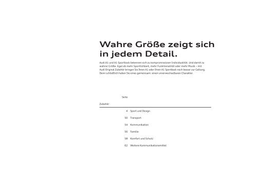 A1 ZubehÃ¶rkatalog (7 MB) - Audi