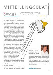 MITTEILUNGSBLATT - DVSE