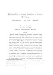The Normal Inverse Gaussian Distribution for Synthetic ... - risklab