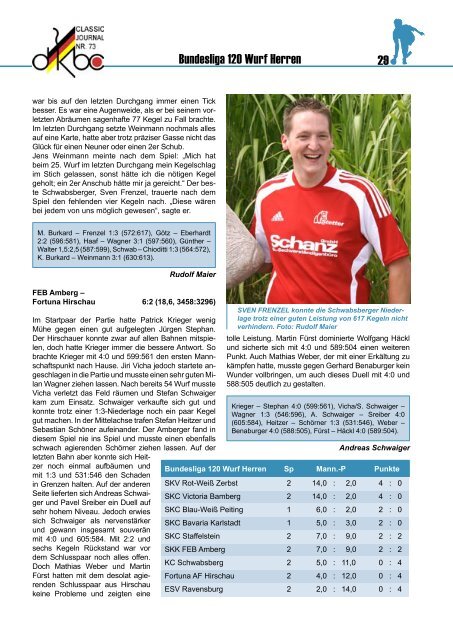 Classic Journal Online 73.2010 - Deutscher Kegler