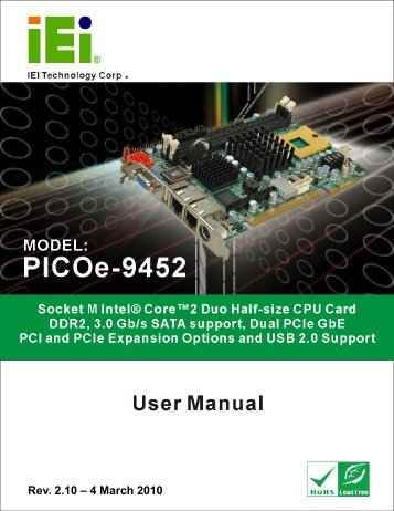 PICOe-9452 User Manual