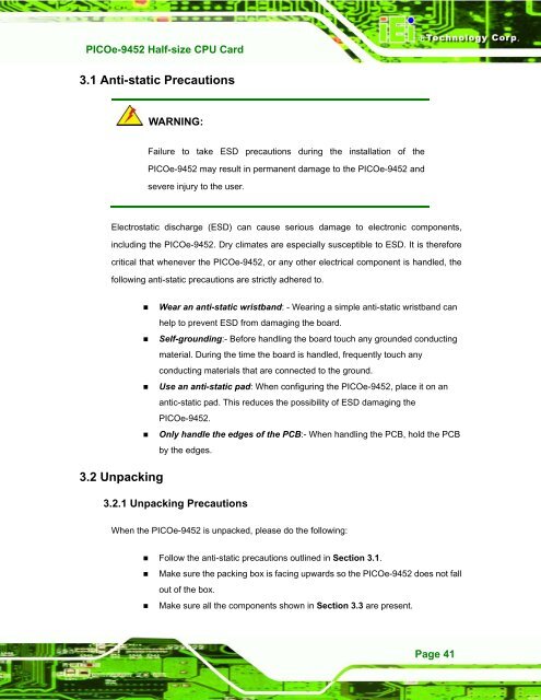 PICOe-9452 User Manual