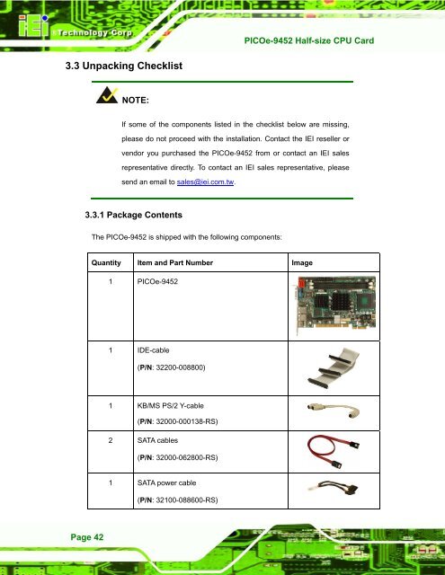 PICOe-9452 User Manual