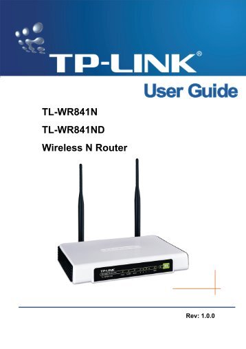 TL-WR841N TL-WR841ND Wireless N Router - Mondo Plast