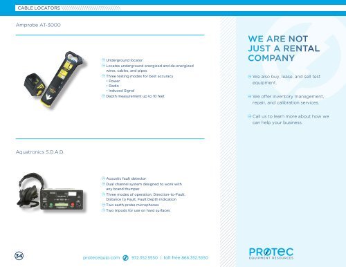 MeasureMent & test equipMent rental resource Guide - ProTec ...