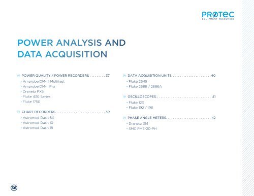 MeasureMent & test equipMent rental resource Guide - ProTec ...