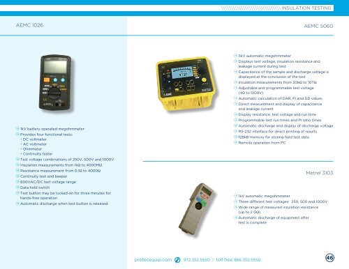 MeasureMent & test equipMent rental resource Guide - ProTec ...