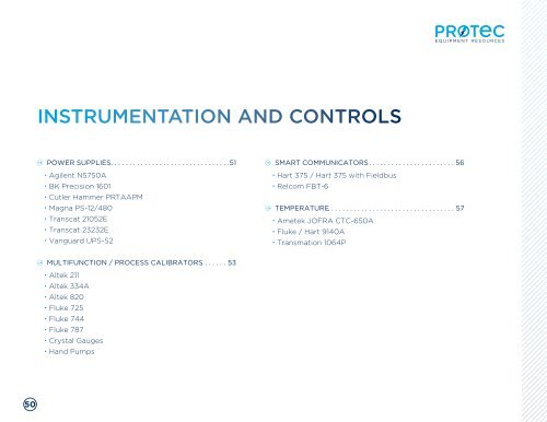 MeasureMent & test equipMent rental resource Guide - ProTec ...