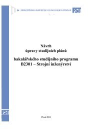 bakalÃ¡Å™skÃ©ho studijnÃ­ho programu B2301 â€“ StrojnÃ­ inÅ¾enÃ½rstvÃ­