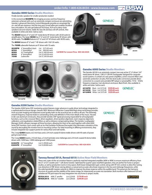 rca studio monitors