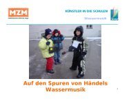 Auf den Spuren von Händels Wassermusik - kuenstler-in-die-schulen