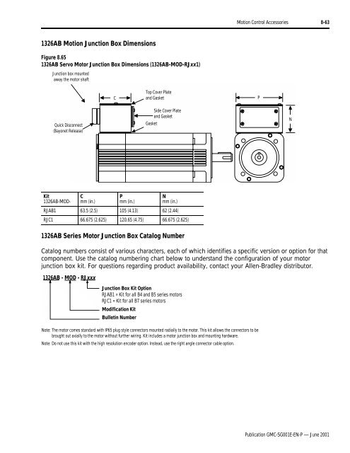 GMC-SG001E-EN-P-JUN01 Motion Control Selection Guide