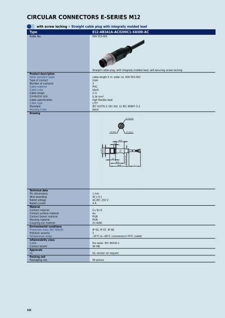 Industrial Connectors - e-catalog - Belden