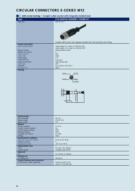 Industrial Connectors - e-catalog - Belden