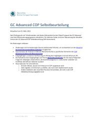 GC Advanced COP Selbstbeurteilung - Deutsches Global Compact ...