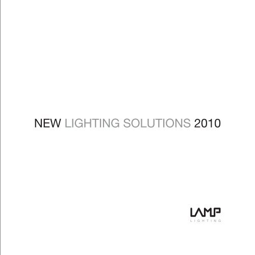 NEW LIGHTING SOLUTIONS 2010 - Teclux
