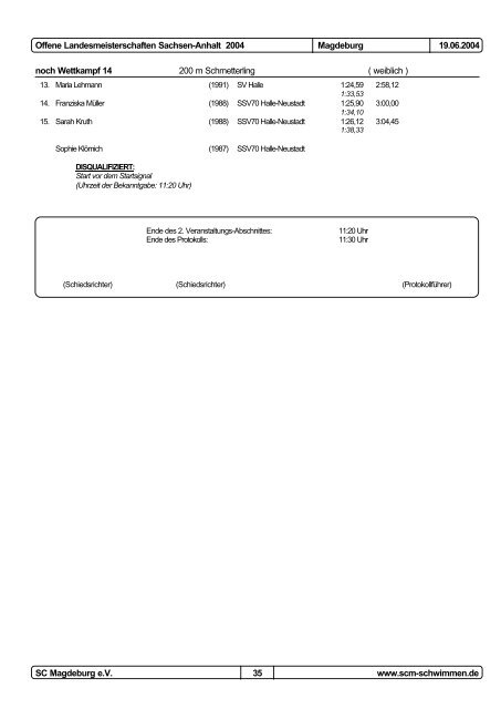 2.Abschnitt (PDF) - SchwimmSportVereinigung 70 Halle-Neustadt e. V.