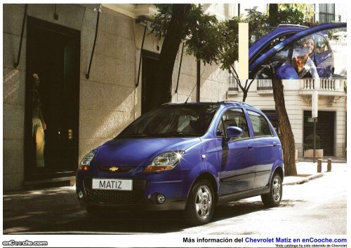 CatÃ¡logo del Chevrolet Matiz - enCooche.com