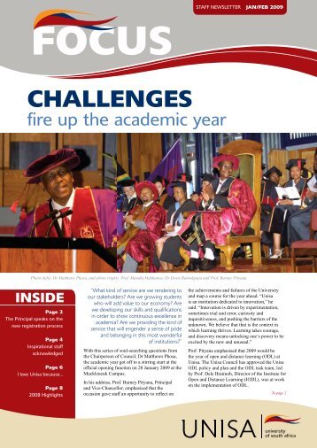 fire up the academic year - University of South Africa