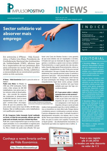 Impulso Positivo - Newsletter Incentivos - Vida EconÃ³mica