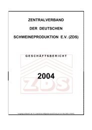 zentralverband der deutschen schweineproduktion ev (zds)