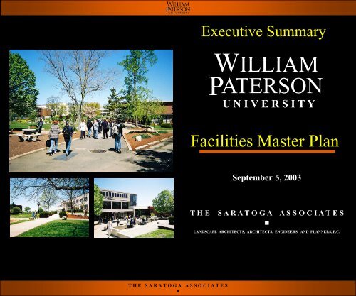 Facilities Master Plan Presentation - William Paterson University