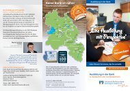 Flyer Ausbildung in der Volksbank Raiffeisenbank Oberbayern ...