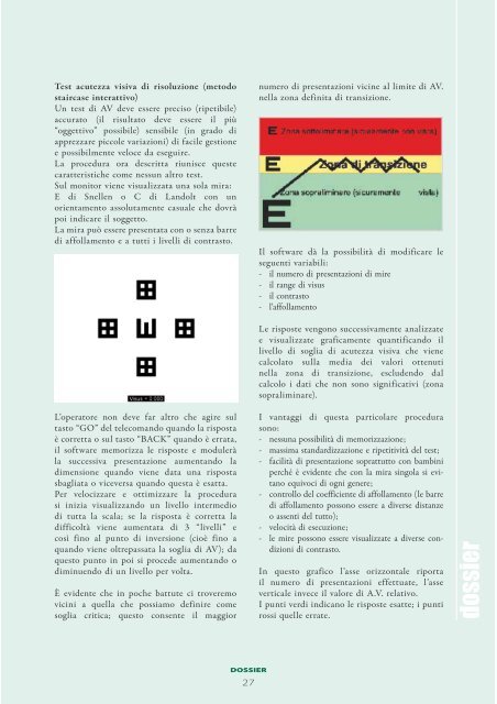 L'acuitÃ  visiva nella pratica optometrica - PO Professional Optometry