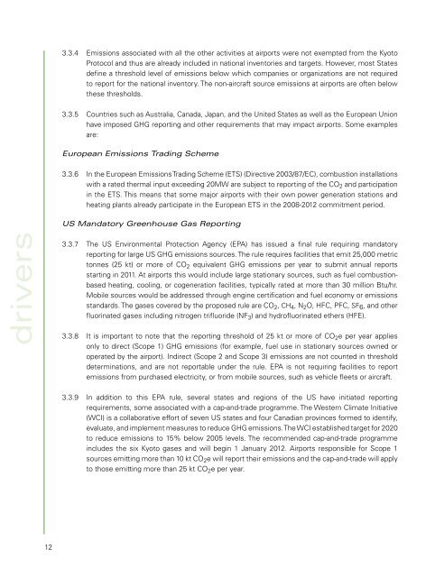 Airport Greenhouse Gas Emissions Management - Zurich Airport