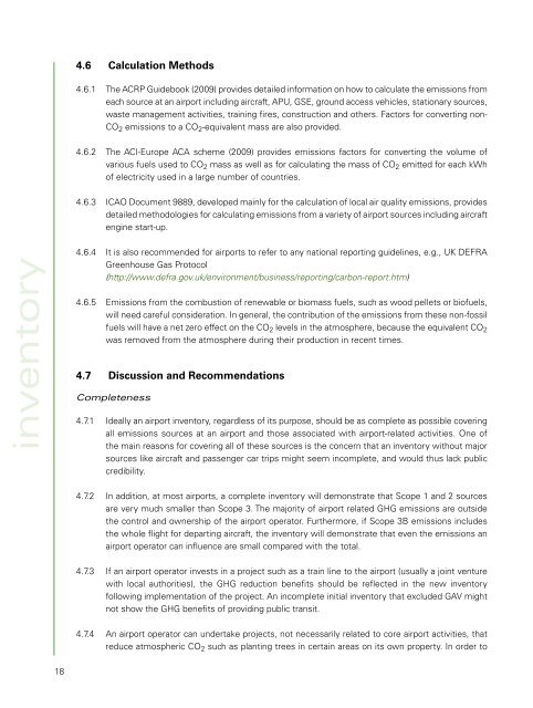 Airport Greenhouse Gas Emissions Management - Zurich Airport