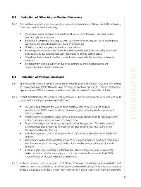 Airport Greenhouse Gas Emissions Management - Zurich Airport