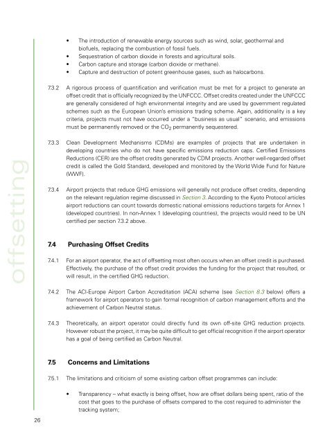 Airport Greenhouse Gas Emissions Management - Zurich Airport