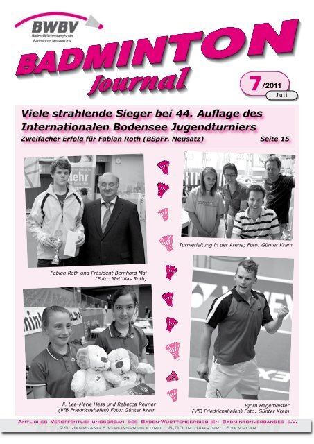 7/2011 - Baden - Württembergischer Badminton - Verband