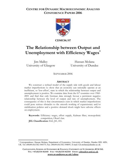 The Relationship between Output and ... - ResearchGate