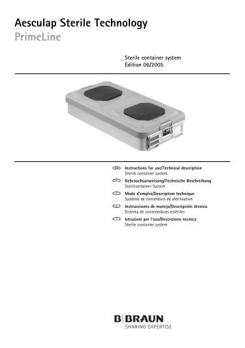 Aesculap Sterile Technology Primeline